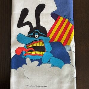 The Beatles Blue Meanie Yellow Submarine Dish Towel Unused